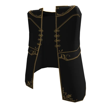 Black and gold noble monarch coat