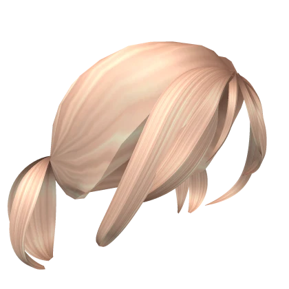 blonde pigtails