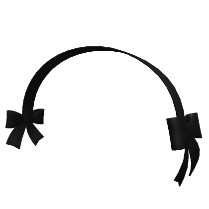 Black Bow Headband