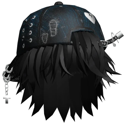 Spiky Anime Boys Emo Hair (Black)v17