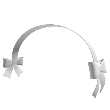 White Bow Headband