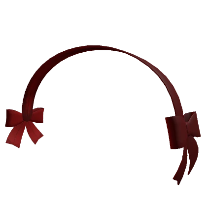 Red Bow Headband