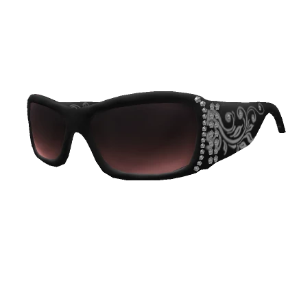 Floral Rhinestone Shades