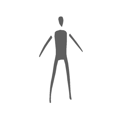 White Full Body Outline Avatar Aura