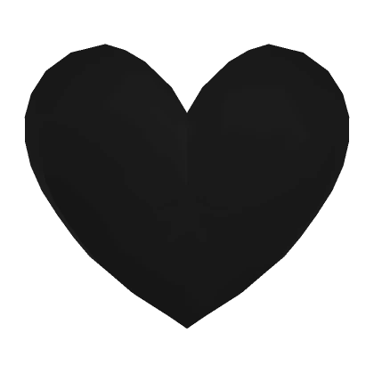 Glowing Floating Black Heart