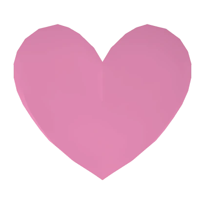 Glowing Floating Light Pink Heart