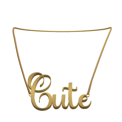 Gold Cute Necklace (3.0)