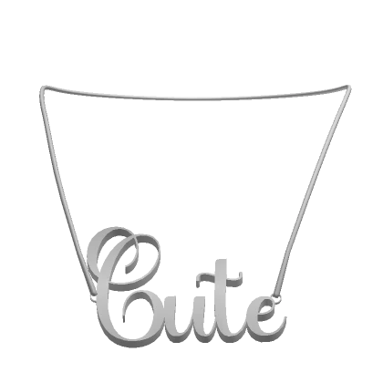 Silver Cute  Necklace (3.0)