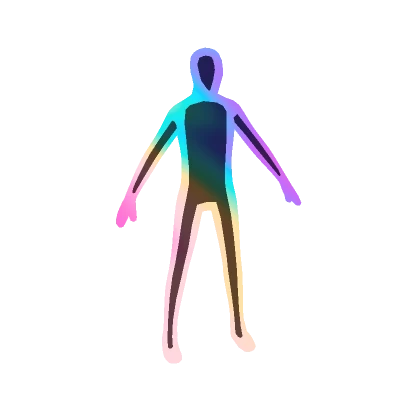 Abstract Full Body Outline Avatar Aura