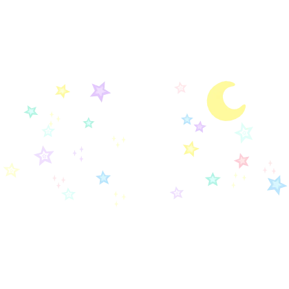 ✨ Pastel Moon and Stars Aura 