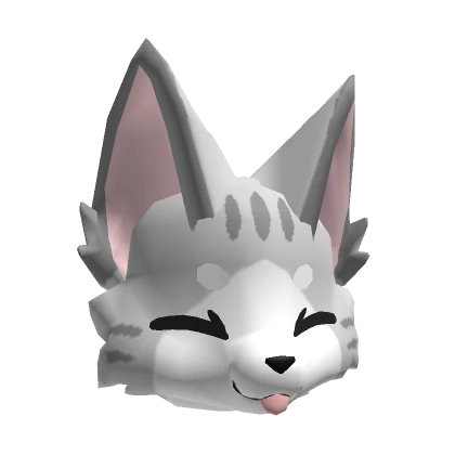 Happy Gray Kemono Cat