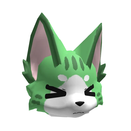 Flustered Green Kemono Cat