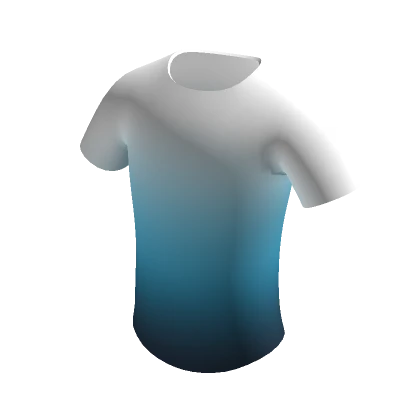 Frozen Ice Blue and White Summer Gamer Shirt