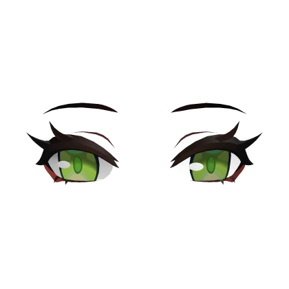 Fugue's Green Anime Eyes (3D Face) | HSR