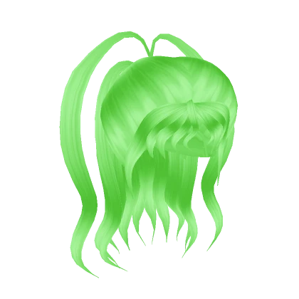 Glowing Green Ponytail