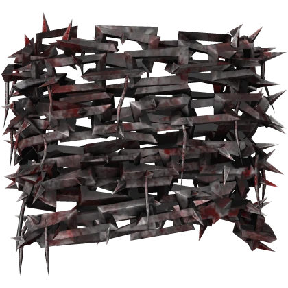 Bloody Spiked Goth Silver Shoulder Chain [Right]