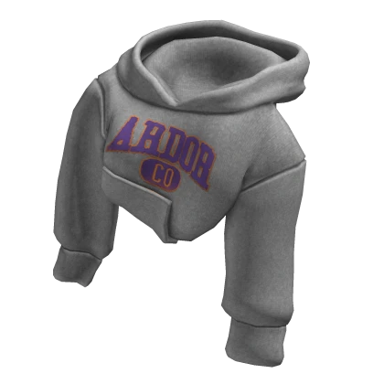 ardor* - shoulder hoodie (3.0) (grey/purple)