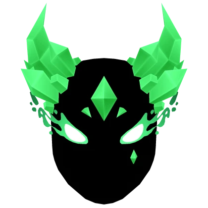 Glowing Mask Of Fire Green