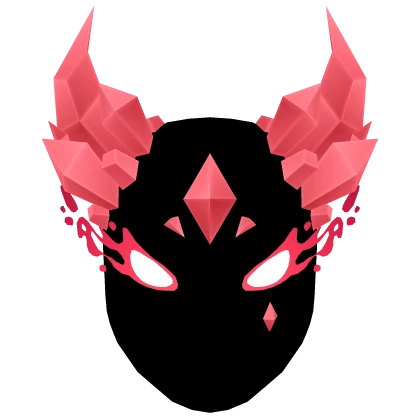 Glowing Mask Of Fire Red