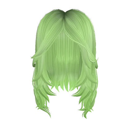 She Wolf Hair - Lime Green Roots