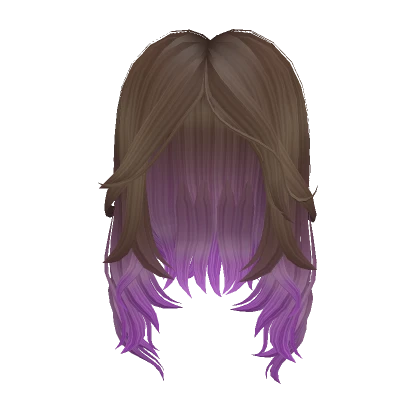 She Wolf Hair - Brown Purple Ombre