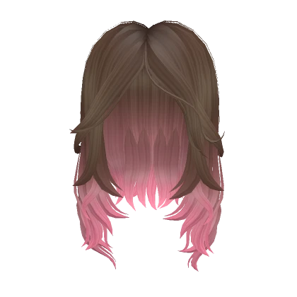 She Wolf Hair - Brown Pink Ombre