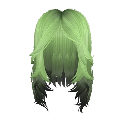 She Wolf Hair - Green Black Ombre