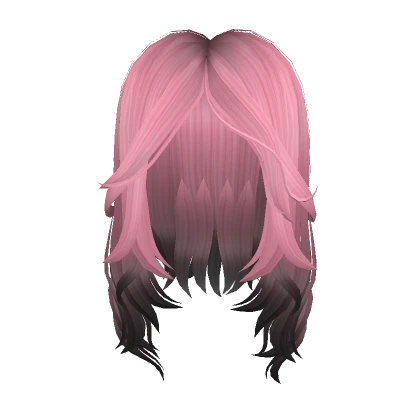 She Wolf Hair - Pink Black Ombre