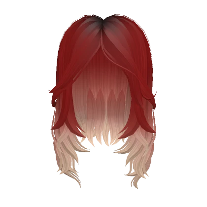 She Wolf Hair - Red Blonde Ombre