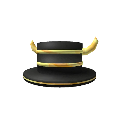 Black Top Hat [Luxury Gold]