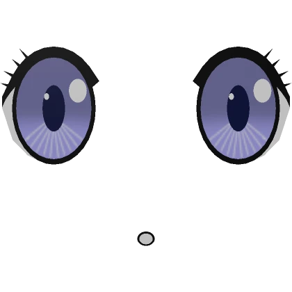 Cute Anime Crystal Eyes 3D (Default Head)