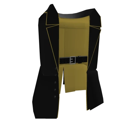 Formal Black and Golden Elegant Suit (Style2)