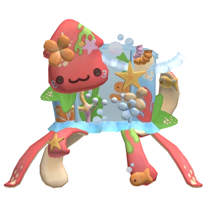 ♡ harajuku summer gyaru colourful squid corset