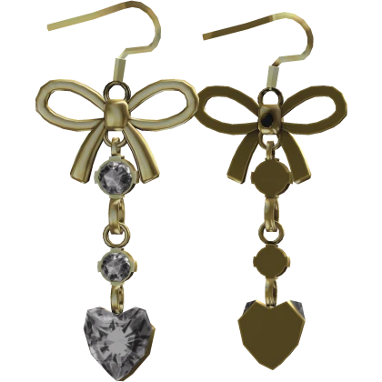 Diamond Heart Earrings