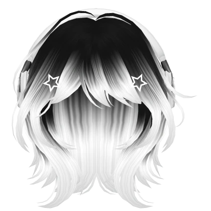 Void Short Wolf Cut Hair with Headphones