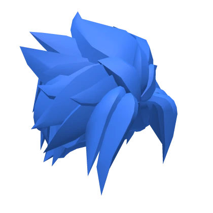 Blue Anime Boy Hair