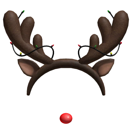 Festive Deer Antlers Christmas