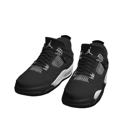 J blacks with Bit of White Shoes