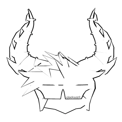 Beatiful White Hair + Horns + shades