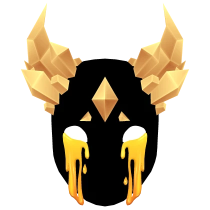 Glowing Mask Of Tears Gold