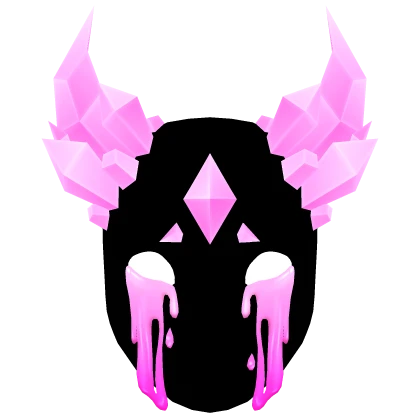 Glowing Mask Of Tears Pink