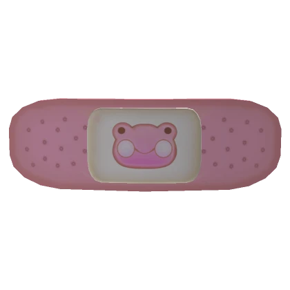 Pink Frog Kawaii Bandage