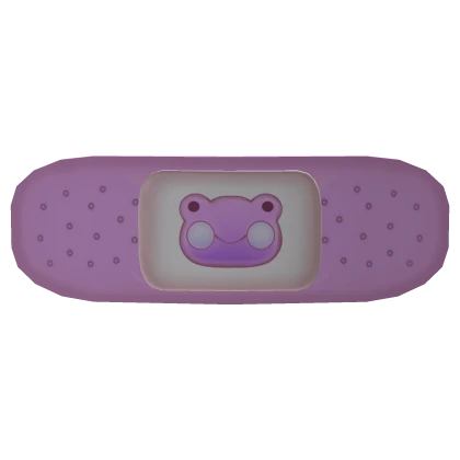 Purple Frog Kawaii Bandage