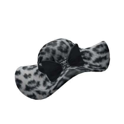 Stylish snow Leopard hat