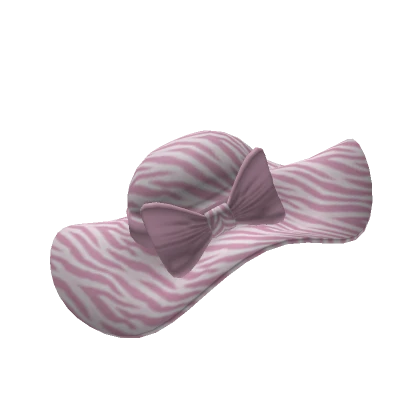 Stylish zebra Pink hat