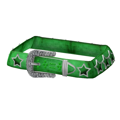 Green Rhinestone Belt (3.0)