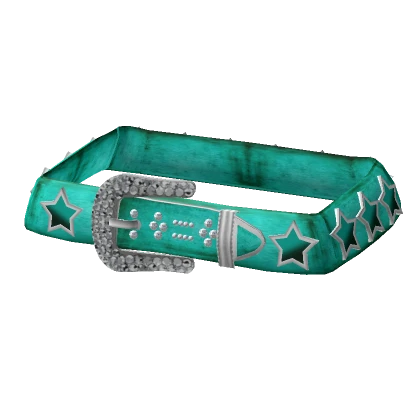 Teal Rhinestone Belt (3.0)