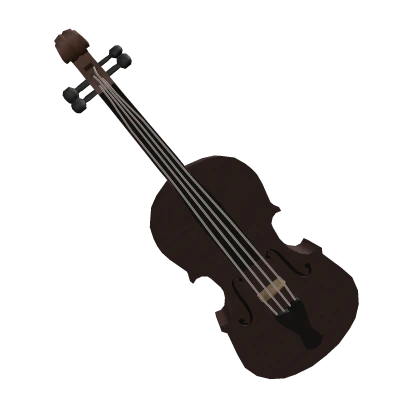 Dark Brown Violin [Back]