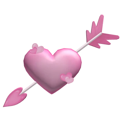 Arrow in Heart Pink