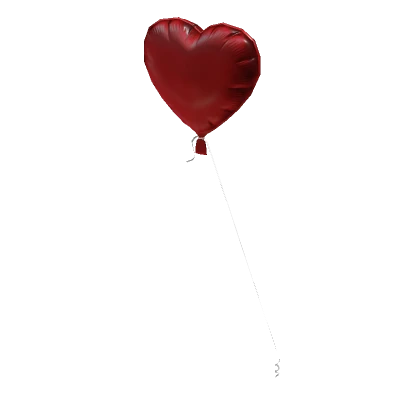 Red Heart Balloon [Hand Held]